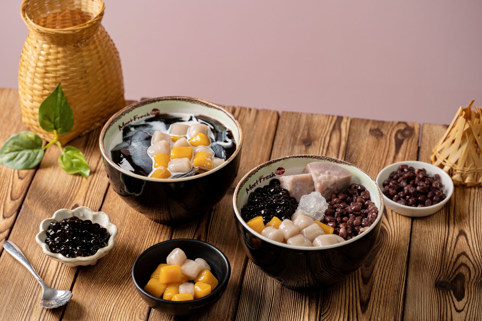 A selection of Taiwanese desserts from Meet Fresh.